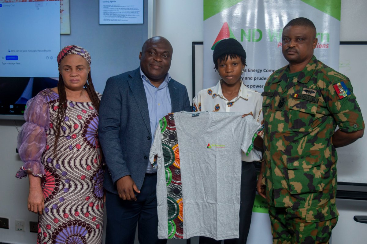 #newsflash
Some weeks ago, ND Western Limited hosted Maria Umoibang, a Making of Champions (MoC) student-athletes scholarship beneficiary in our Lagos office.

The promising teenage athlete, Maria, received a full US Collegiate Scholarship to South Plains College in Texas, USA.