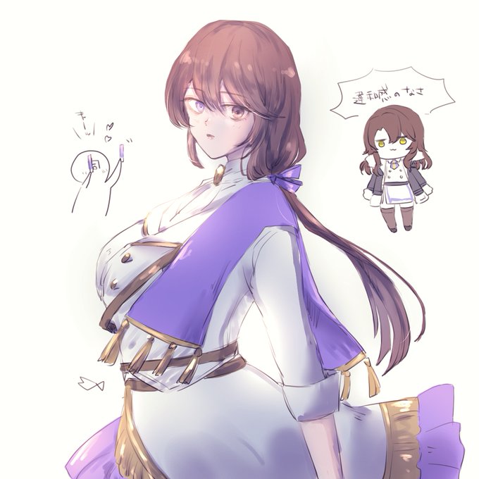 ヴァルキリーちゃんにお空のジークフリートさんの服 色合い的にいけそうだと思って… 