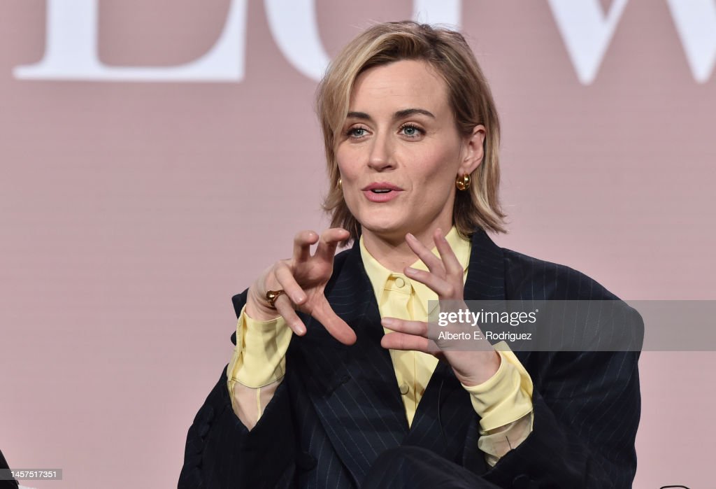TSchillingFS's tweet image. .@TaySchilling attends TCA Winter Press for #DearEdward #taylorschilling