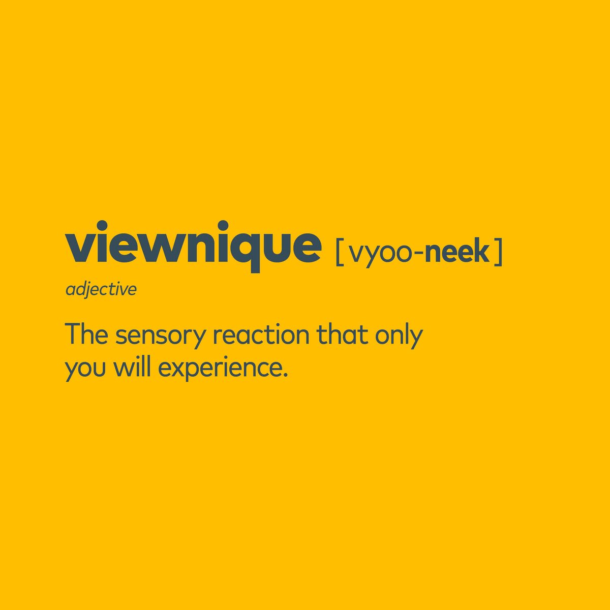 WeAreResource's tweet image. This is what it means to be #viewnique...👀