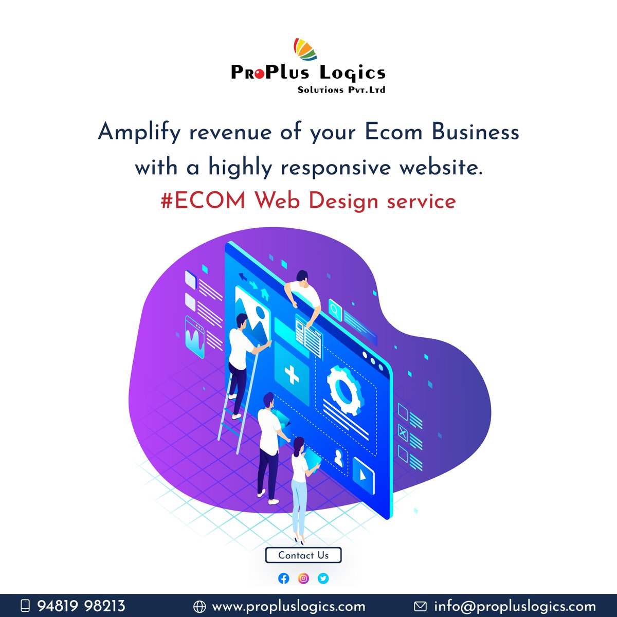 propluslogics's tweet image. Looking for an E-commerce Web Design Service?
Bring your business next level
.
.
#ecom #webdesignservice #webdesigner #ecommerce #ecommercewebsite #ecommercebusiness #ecommerce #ecommercetips #ecommercedevelopment #ecommercedevelopment #ecommercewebsite #ecommercewebsites