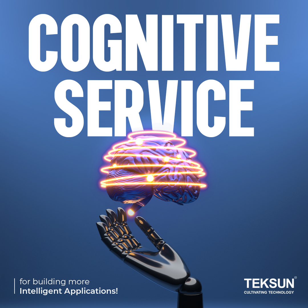 TeksunInc's tweet image. Now develop cutting-edge applications with our #CognitiveService!

We assist in the development of cognitive capabilities in machine learning, #naturallanguageprocessing, computer vision, text analytics, speech recognition, and automation.