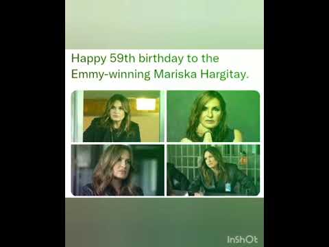 Happy 59th birthday to the Emmy-winning Mariska Hargitay. -  