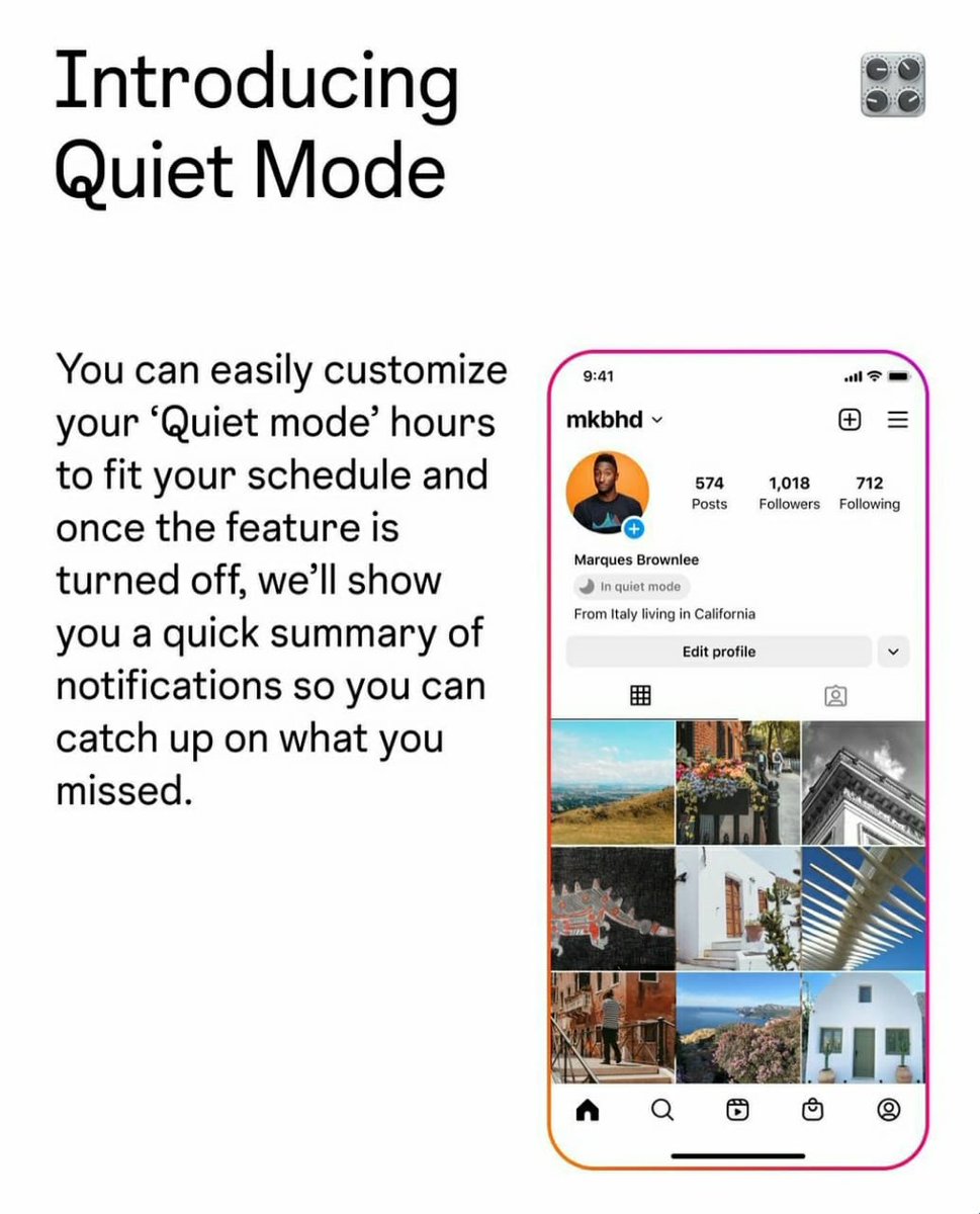 MediosLimited's tweet photo. Quiet Mode will be available to everyone in the US, United Kingdom, Ireland, Canada, Australia, and New Zealand today, and will be released to more countries soon.  🧵2/2 https://t.co/8O0KjvYcpA