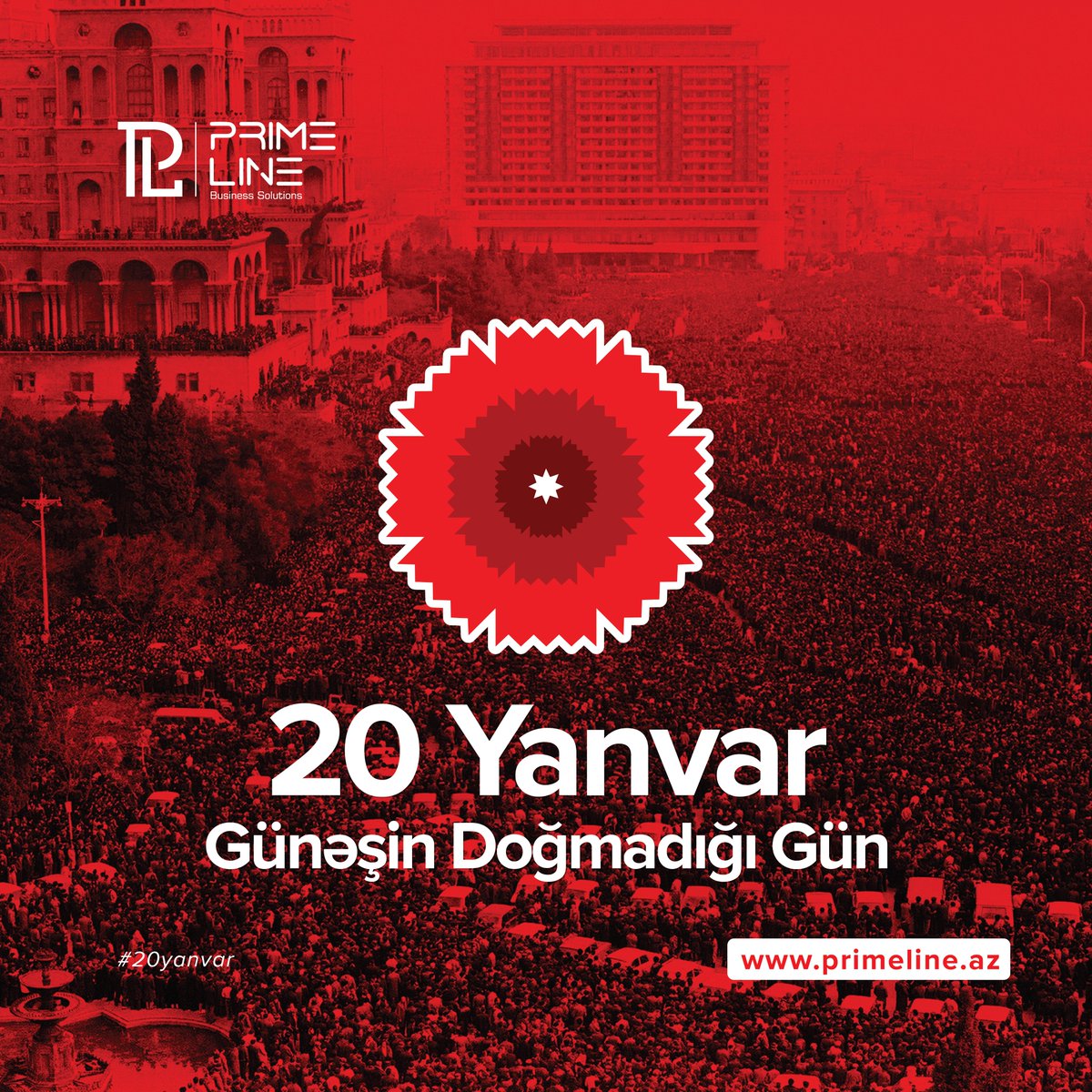 prime_line's tweet image. 20 Yanvar, Günəşin Doğmadığı Gün. Şəhidlərimizi qürur və ehtiramla anırıq.

🌏 primeline.az

#primeline #Ümumxalq_hüzn_günü #20yanvar #Şəhidlər #Vətən #Torpaq #Qan_yaddasi #1990cı_il #33il #Azərbaycan #Baku #Azerbaijan