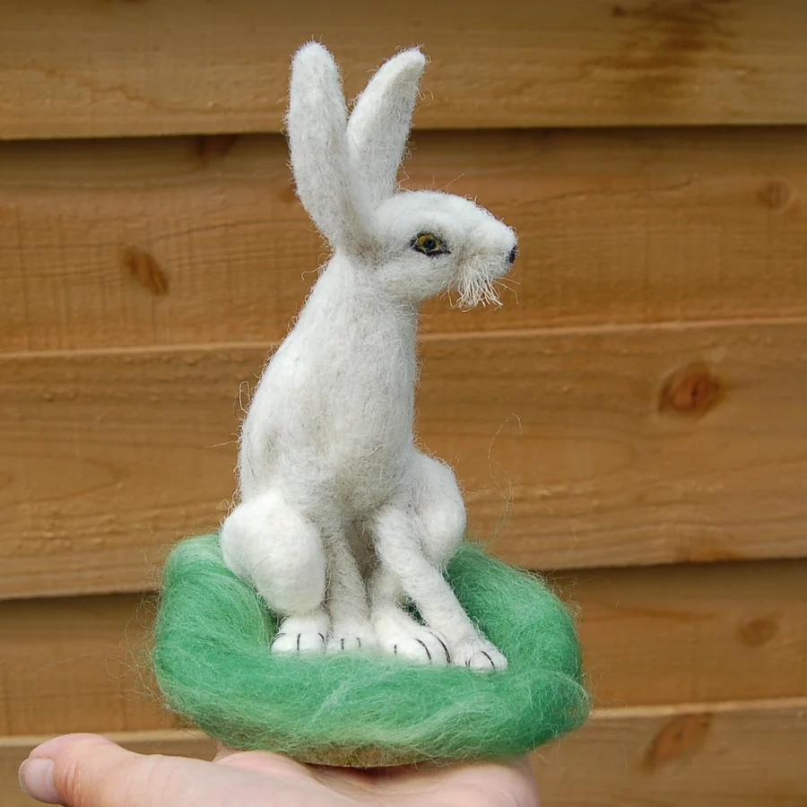 Yorkshireharec1's tweet photo. Needle Felt Hare - wool hare - hare ornament - ... - Folksy https://t.co/50XNTQTuPq #newonfolksy
#winterhare #arctichare https://t.co/MpfPOocdOR
