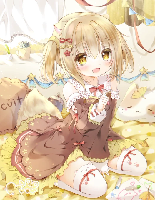 #オリキャラは性癖の見本市ケモみみでお胸控えめな幼い子が好きです 