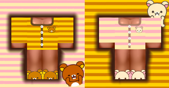 AngeIitics's tweet photo. Hey everyone! I made some cute matching Korilakkuma and Rilakkuma pjs!
Korila S: https://t.co/MO8aQOABgg
Korila P:
https://t.co/K7Sj5vO94C
Rila S: https://t.co/4xAe57m2wD
Rila P: https://t.co/CPcvrwCq9s
#roblox #rtcdesigns #robloxdesigner #robloxmember #kawaiiclothing #robloxs https://t.co/cKb1EU8WsG