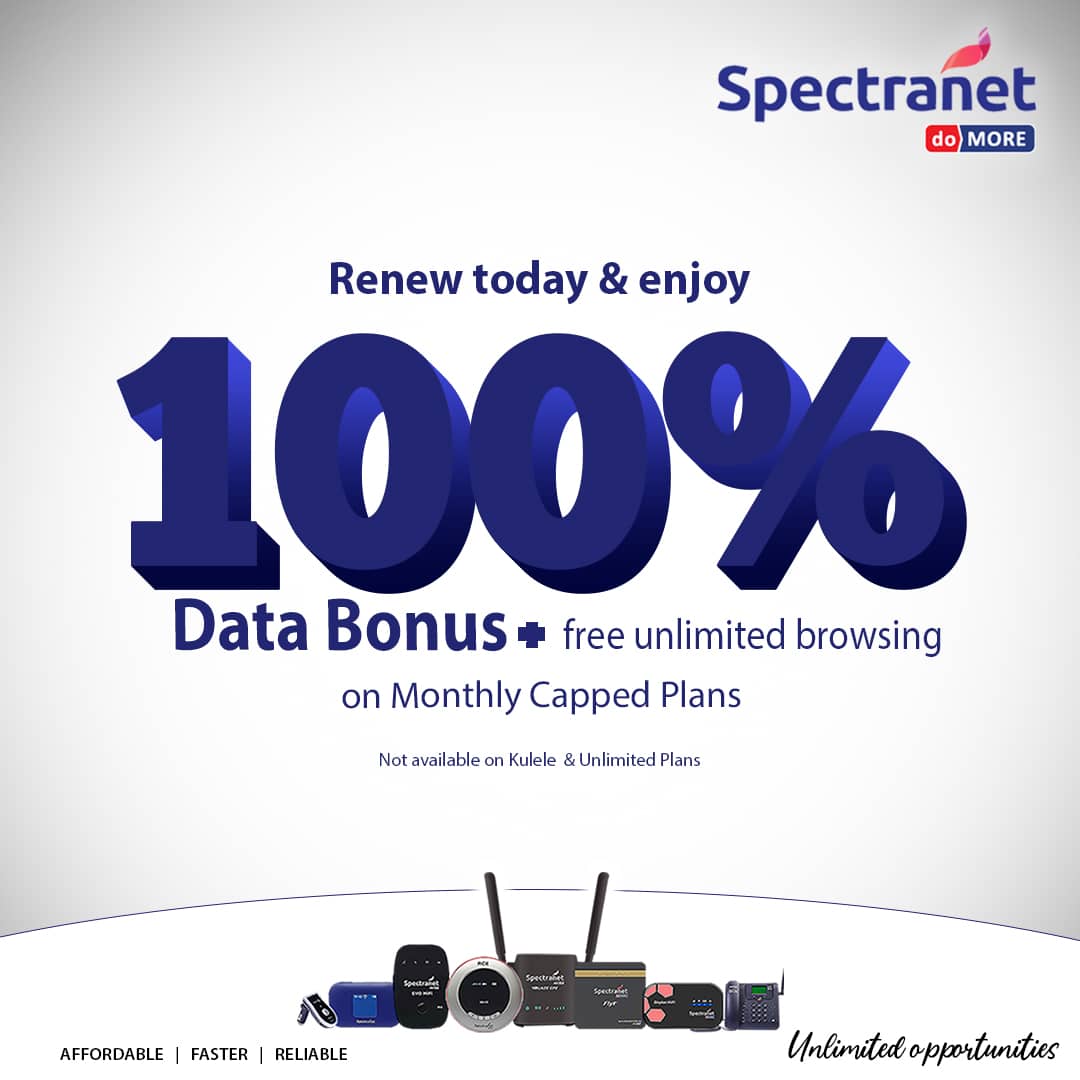 Spectranet_NG's tweet photo. 📢📢📢📢📢📢📢📢📢📢📢📢

More Data TO Start The Week!!

100% DOUBLE DATA OFFER !😁
Available Today 23rd January 2023.
For All Customers
On All Channels
*On Any Monthly Data Capped Plans 
#DoMore  #doubledatabonus🤝🏽 
#MonddayDYD 👊🏽
Good morning, Team! https://t.co/bbOIkIYEAS