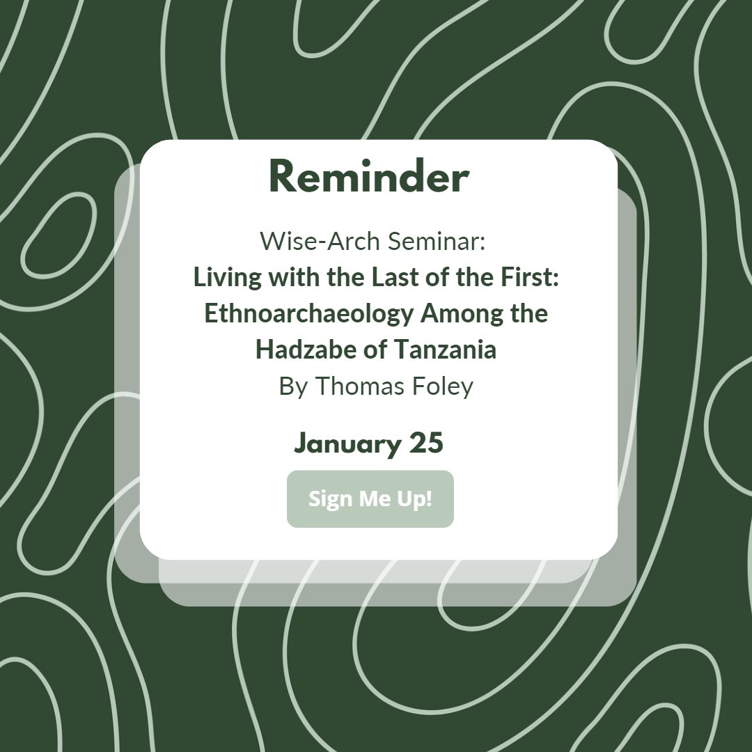 arch_wise's tweet photo. Reminder! This fantastic seminar presentation by Thomas Foley is in two days!!! 

Registration is free (link below ⬇️), tune in to hear some innovative student research! 

https://t.co/BMMko7ucJZ 

#Archaeology #WiseArch #StudentResearch https://t.co/1hcO9OzFwl