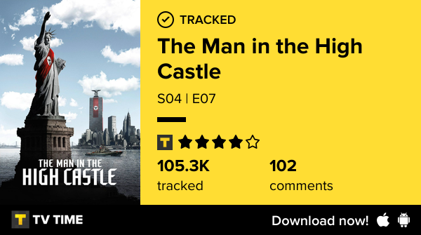 I've just watched episode S04 | E07 of The Man in the High Castle! #maninthehighcastle  tvtime.com/r/2GXBe #tvtime