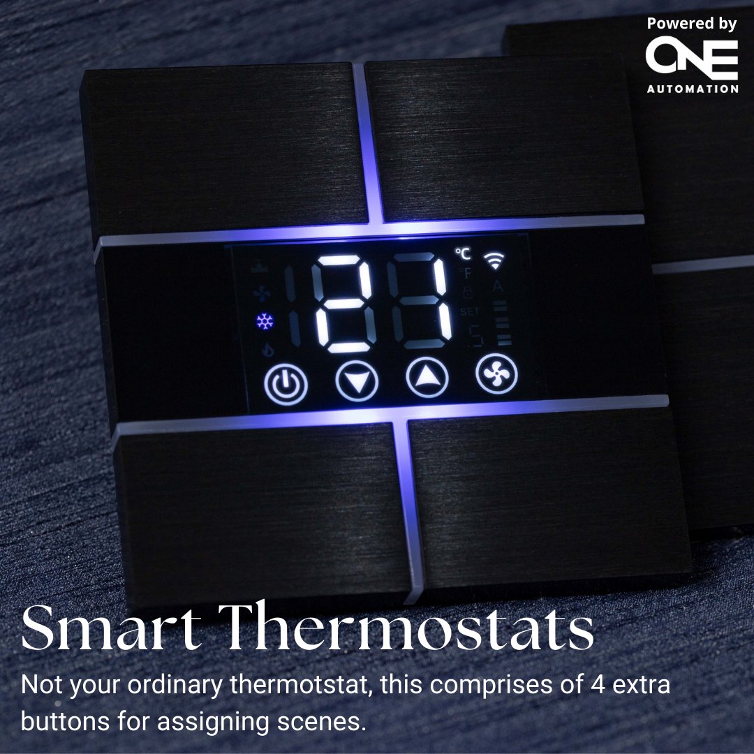 OneAutomation__'s tweet image. Not just an ordinary thermostat, this thermostatic keypad switch is equipped with touch panels that makes it easier to use.

Get in Touch +971 4 5851943 | info@one-automation.com

#smarthome #thermotstats #smartkeypad #keypad #homeautomation #homeautomationsystem #smartliving