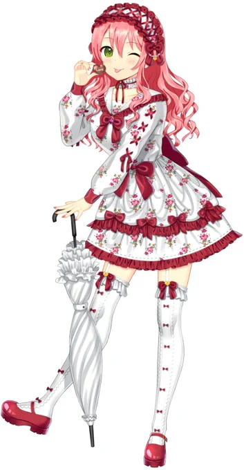 フリルいっぱいなアイキちゃん 