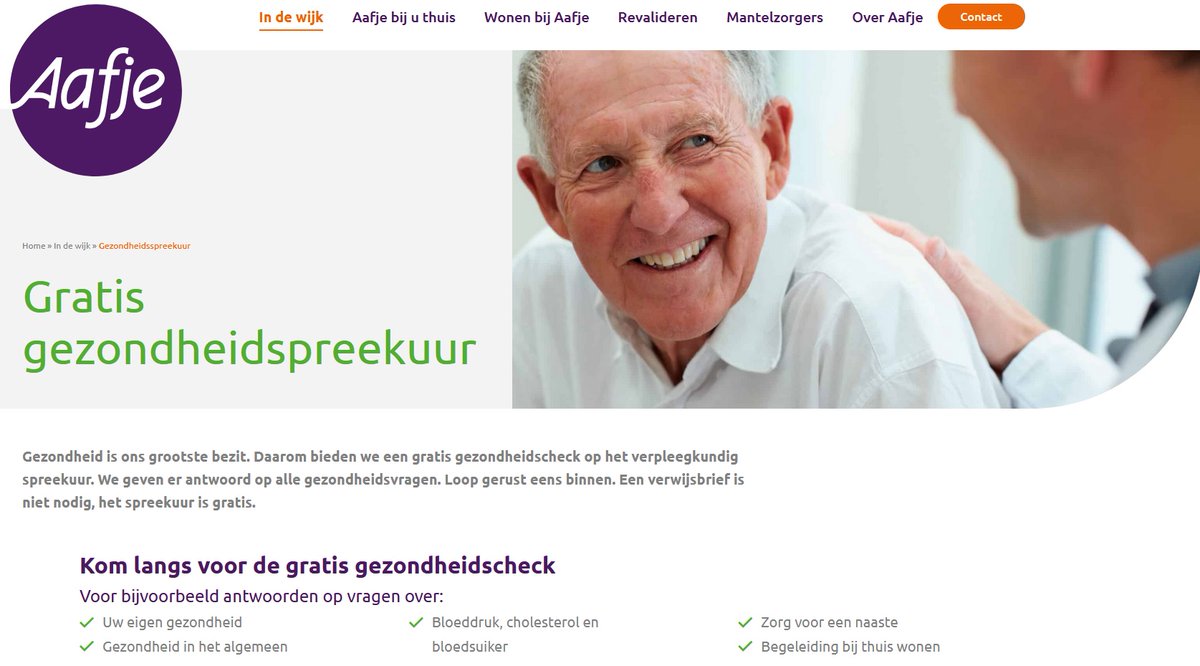 Aafje heeft 'n gratis verpleegkundig spreekuur in Cultureel Centrum Sterrenburg. Iedereen die vragen heeft heeft over gezondheid of zorg, is welkom. Ook een kleine test (bloeddruk of bloedsuiker meten), is mogelijk.  via078.nl/geen-categorie…