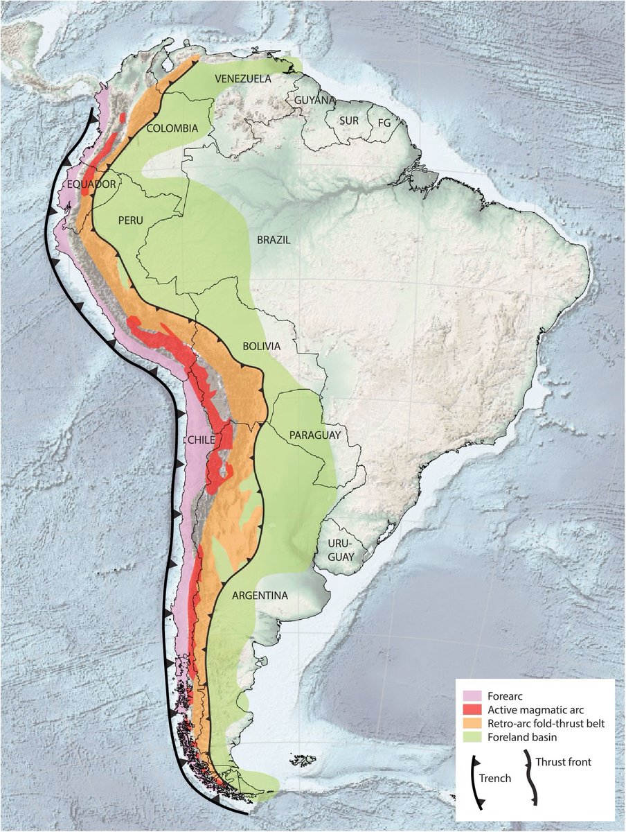 geotdf's tweet photo. Geo-#VueltaASanJuan: the pro-peloton is racing in South America, so let's do some Andes! This weeks Argentinian Vuelta a San Juan is racing in the Pre-Cordillera, the youngest part of the majestic, >8000 km long Andes mountain belt that runs from Patagonia to Venezuela. https://t.co/w7M1d7o4f8