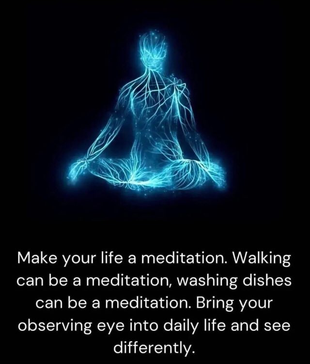 ligri71's tweet photo. I really love this idea…life as meditation…slowing down each moment to be mindful or present…here is peace 💗🌟🙏 https://t.co/BIHkEFTTr9