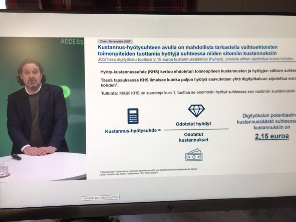 virpi kuvaja-köllner (@kuvajakollner) on Twitter photo Nostamalla terveyspalvelujen digit. yhteydenottojen määrää, voidaan resursseja siirtää toisaalle, jossa tarvitaan kohtaamista kasvokkain. Case #järvenpää <a href="/nhg_finland/">Nordic Healthcare Group (NHG)</a> laskelmat digit. muutos 10%—>15% jopa 50 000€ säästöt vuosittain. Kustannus-hyötysuhde 2,15€. <a href="/KlinikHealth/">Klinik Access</a> Nostamalla terveyspalvelujen digit. yhteydenottojen määrää, voidaan resursseja siirtää toisaalle, jossa tarvitaan kohtaamista kasvokkain. Case #järvenpää <a href="/nhg_finland/">Nordic Healthcare Group (NHG)</a> laskelmat digit. muutos 10%—>15% jopa 50 000€ säästöt vuosittain. Kustannus-hyötysuhde 2,15€. <a href="/KlinikHealth/">Klinik Access</a>
