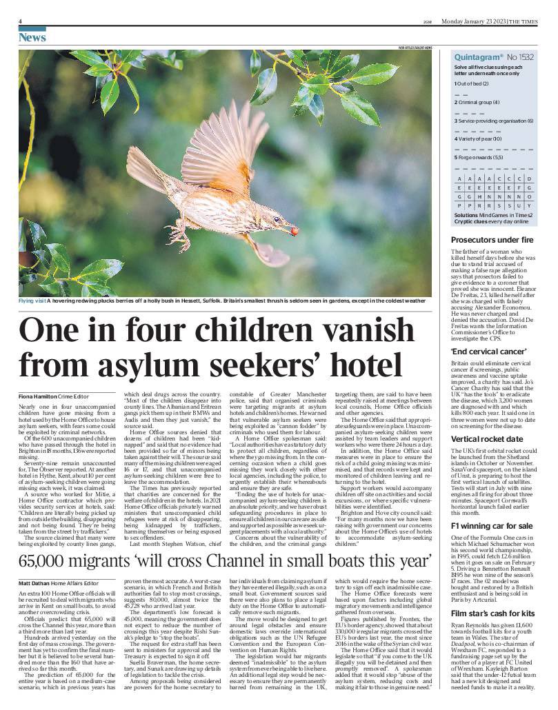 The ⁦⁦@guardian⁩ and ⁦@ObserverUK⁩ investigation yesterday revealed appalling neglect of children who come to the UK alone seeking safety. We ⁦@refugeecouncil⁩ will be calling for urgent action to be taken to keep them safe