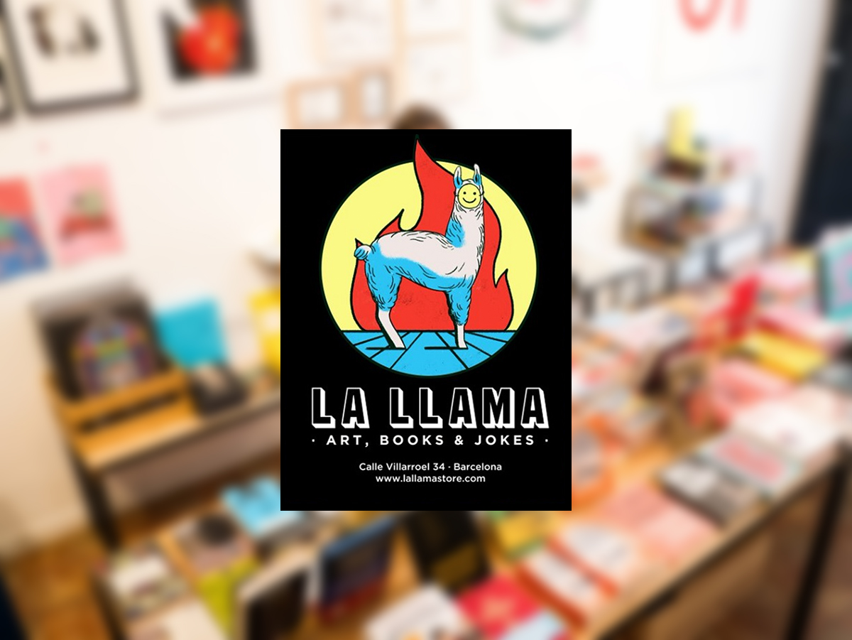 Esta es la historia de <a href="/Zlonk/">Abi Enrech</a> y <a href="/kikegdelariva/">Kike</a>, que en 2017 decidieron abrir <a href="/Lallamastore/">La Llama Store</a>, una tienda de libros, arte y objetos especializada en comedia en el barrio de Sant Antoni de Barcelona.