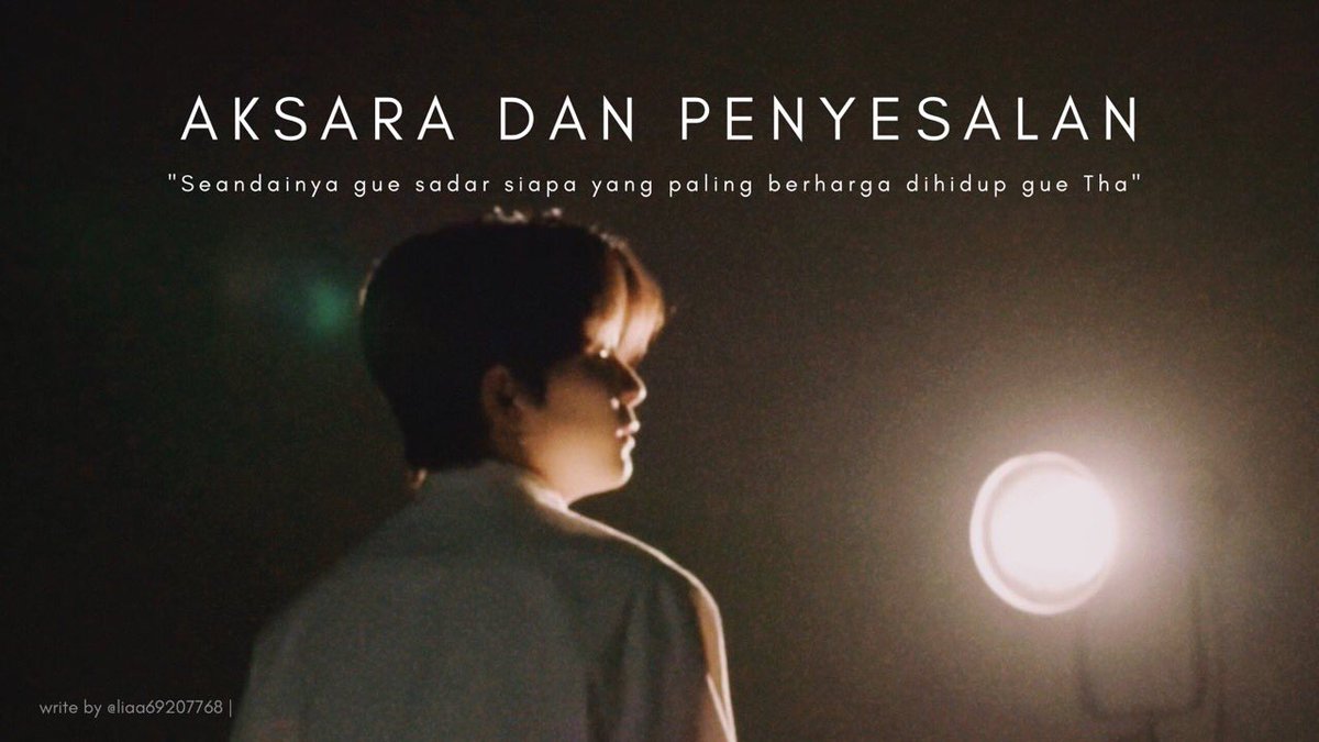 ; Aksara dan Penyesalan🕊

asahi x oc lokal au!