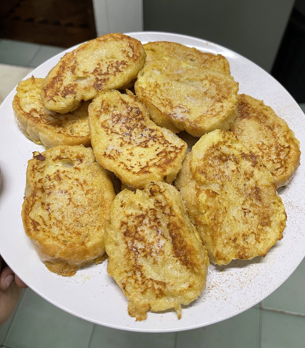 Rabanadas (Fatias douradas)😍
Alguém aí gosta ??? 
#Monday #FrenchToast ♥️