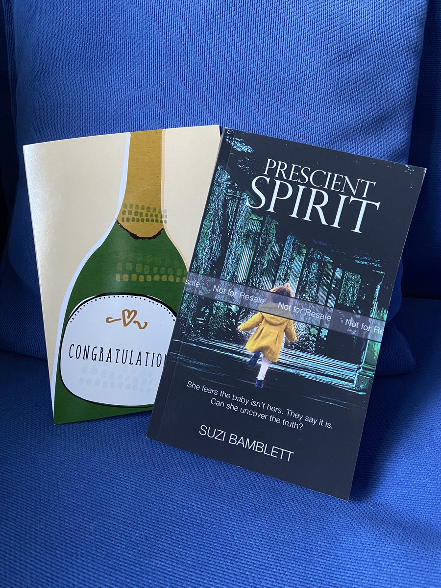 Woohoo - Prescient Spirit is now available to download from Amazon Kindle £2.99 or free to kindle unlimited subscribers. Paperback available in the next few days.

Prescient Spirit: She says the baby isn't hers. They say it is. Can she uncover the truth? amazon.co.uk/dp/B0BSH7FYZL?…