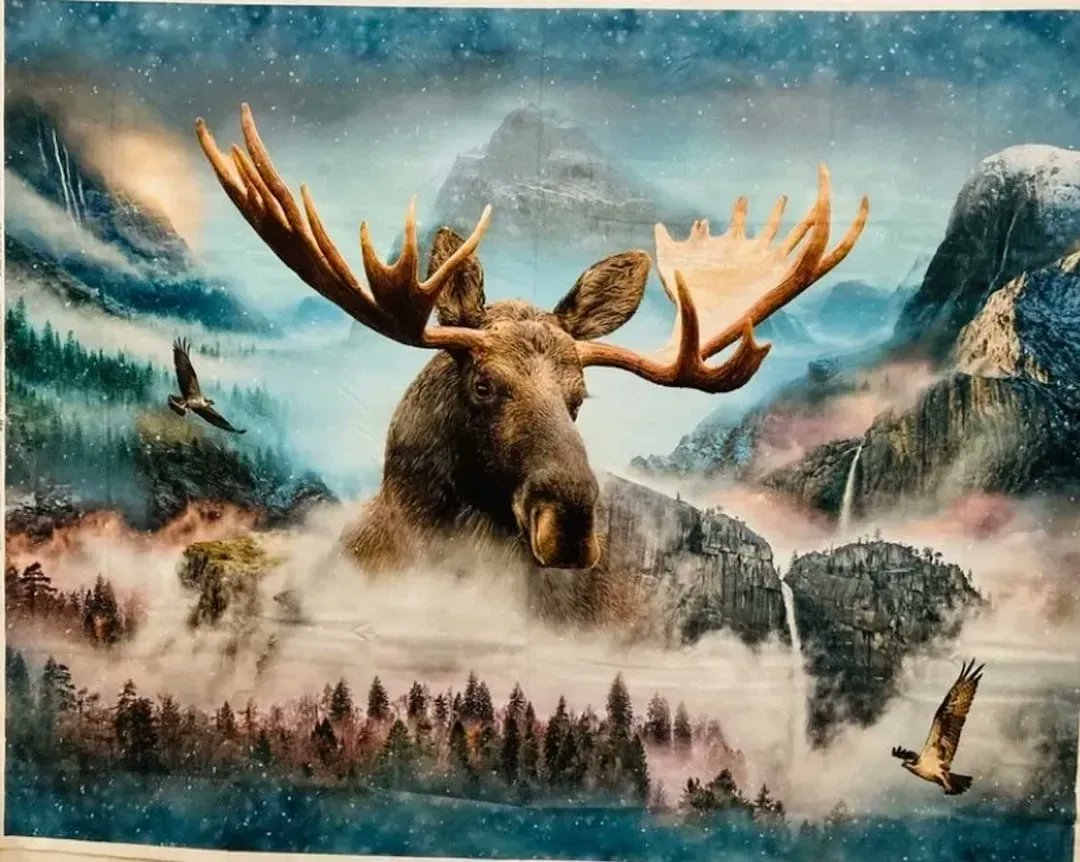 howarths63's tweet photo. Check out #beatuful #stunning #Calloftewild #Fabric panel #quilting #quiltingcotton #wildlife #wilderness #digital #Sewing #crafting #Moose in the #Wilderness #Etsy https://t.co/bbwvGpaYz1 https://t.co/MBmY6dywsN