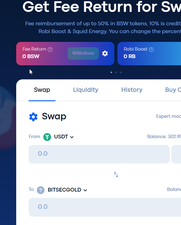 BitsecCoin's tweet image. BITSECGOLD already listed on biswap.org/swap. Happy trading