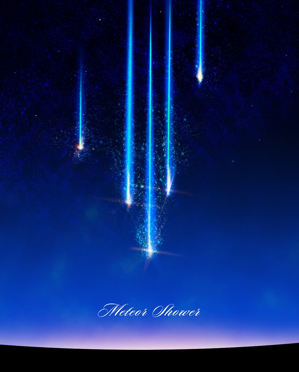 オリジナルLINE着せかえページを更新しました。
星降りそそぐキラキラした流星群のテーマおすすめです☆➡ lit.link/triton #line #theme #デザイン #イラスト