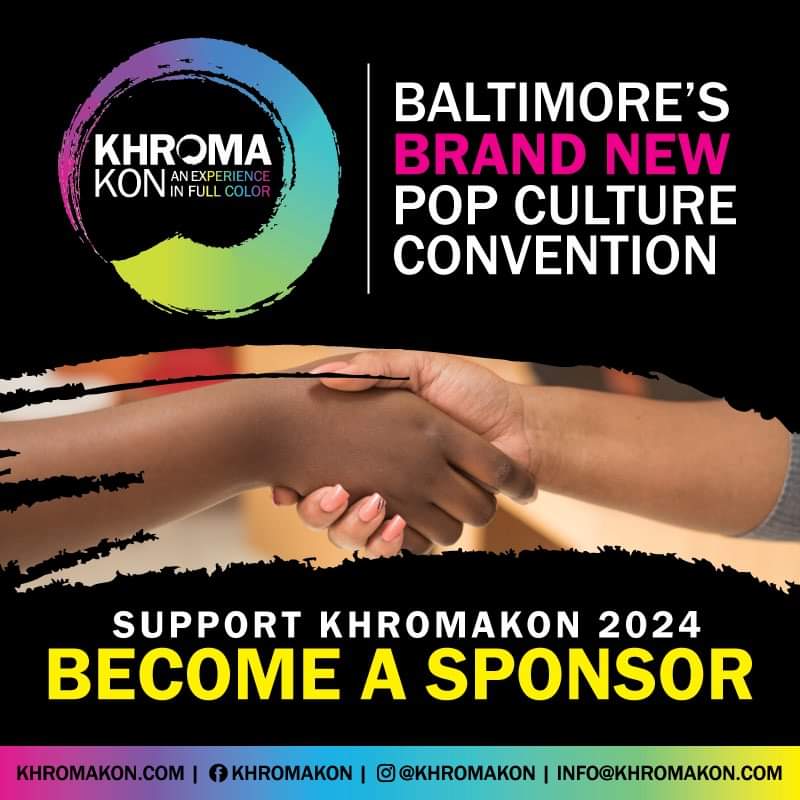 KhromaKon is happening March 1-3, 2024, and we're looking for sponsorships!! For inquiries, email us at info@khromakon.com 

💖💛💙
#KhromaKon #Festivals  #ComicCon #Cosplay #ConLife #ComicConventions