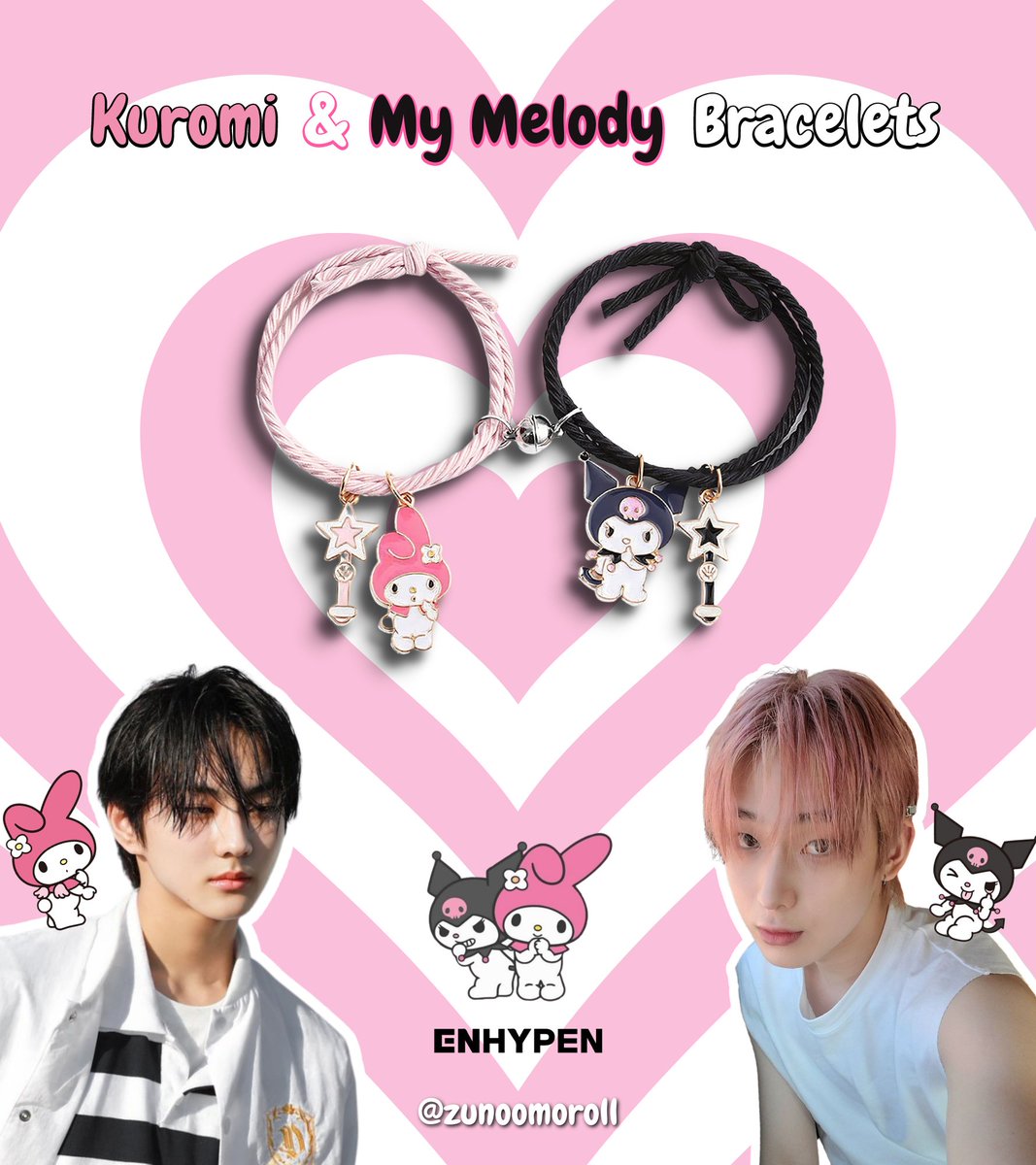 zunoomoroll's tweet photo. ENHYPEN MANIFESTO IN MANILA FREEBIES by @zunoomoroll

My Melody and Kuromi Bracelets  

♡ like and rt
♡ limited qty only
♡ strictly 1:1 ratio
♡ just choose one of the two

See you on Feb 3/5 !!
#MANIFESTO_IN_MANILA
@ENHYPEN_members @ENHYPEN https://t.co/sZCfrXZstK