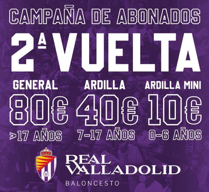UEMC Baloncesto Valladolid tweet media