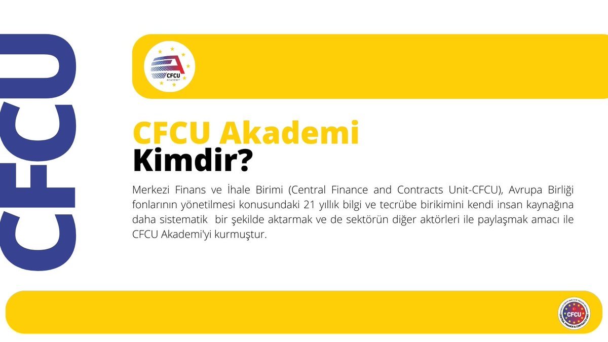 cfcuacademy's tweet photo. Merhaba!
CFCU Academy'ye artık sosyal medya platformlarımızdan ulaşabilirsiniz.
#cfcu
#cfcuacademy
#avrupabirligi
#avrupabirligiprojesi
#projeyonetimi
#ipaFUNDS
#abprojeleri
#projectcyclemanagement https://t.co/v7mTdyrkzN