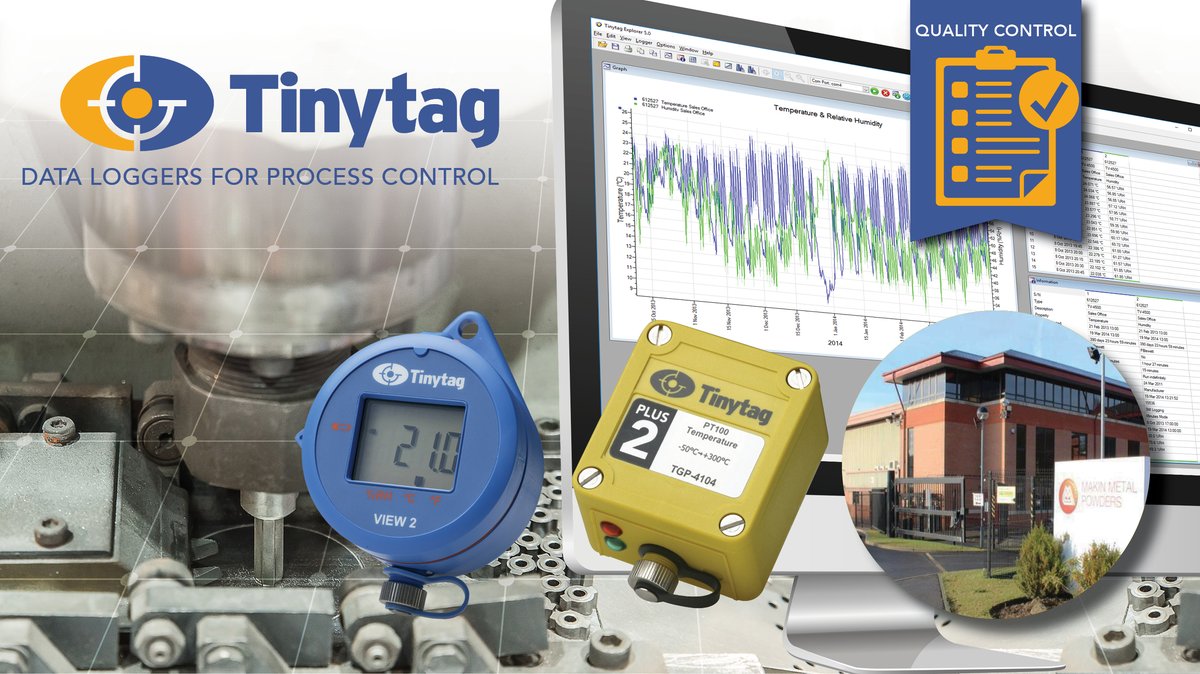 tinytag's tweet image. Simplify your #processmonitoring with Tinytag #dataloggers!
🌡 Monitor extreme temperatures
✅ Enhance quality testing & validation
🏢 Monitor factory, office and lab environments
💡 Save energy & money
📋 From an ISO 9001 and ISO 14001 manufacturer
👉 ow.ly/c6ms50MwjvS