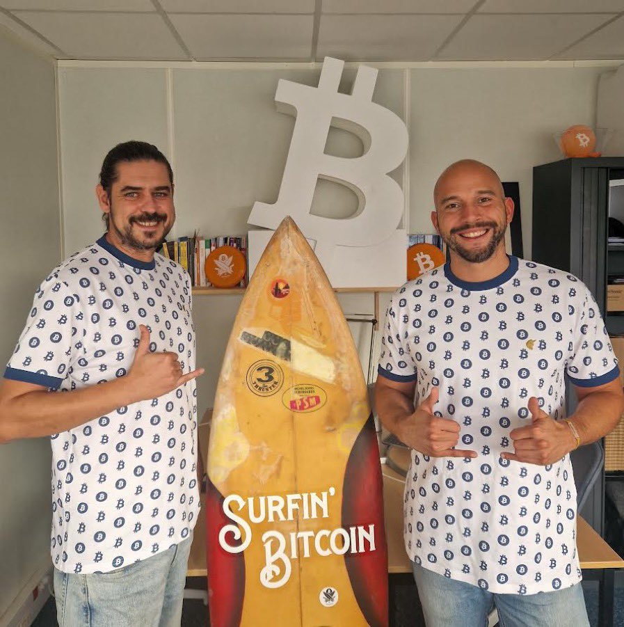 Bridge 2 Bitcoin (@bridge2bitcoin) on Twitter photo <a href="/WavemakerNick/">Nick Hounsfield</a> <a href="/TheWave/">The Wave</a> 👀👇 We’re looking at you!
Let’s set up a call with Richard Sanders, Richard Buckley, Andy Coachafer & Jay Hookins to get #Bitcoin payments in place & benefit from ⬆️revenue +more
There's a surfing & Bitcoin synergy: <a href="/JoeNakamoto/">Joe Nakamoto ⚡️</a> <a href="/SurfinBitcoin/">Surfin'Bitcoin</a> etc 🏄🧡 <a href="/WavemakerNick/">Nick Hounsfield</a> <a href="/TheWave/">The Wave</a> 👀👇 We’re looking at you!
Let’s set up a call with Richard Sanders, Richard Buckley, Andy Coachafer & Jay Hookins to get #Bitcoin payments in place & benefit from ⬆️revenue +more
There's a surfing & Bitcoin synergy: <a href="/JoeNakamoto/">Joe Nakamoto ⚡️</a> <a href="/SurfinBitcoin/">Surfin'Bitcoin</a> etc 🏄🧡
