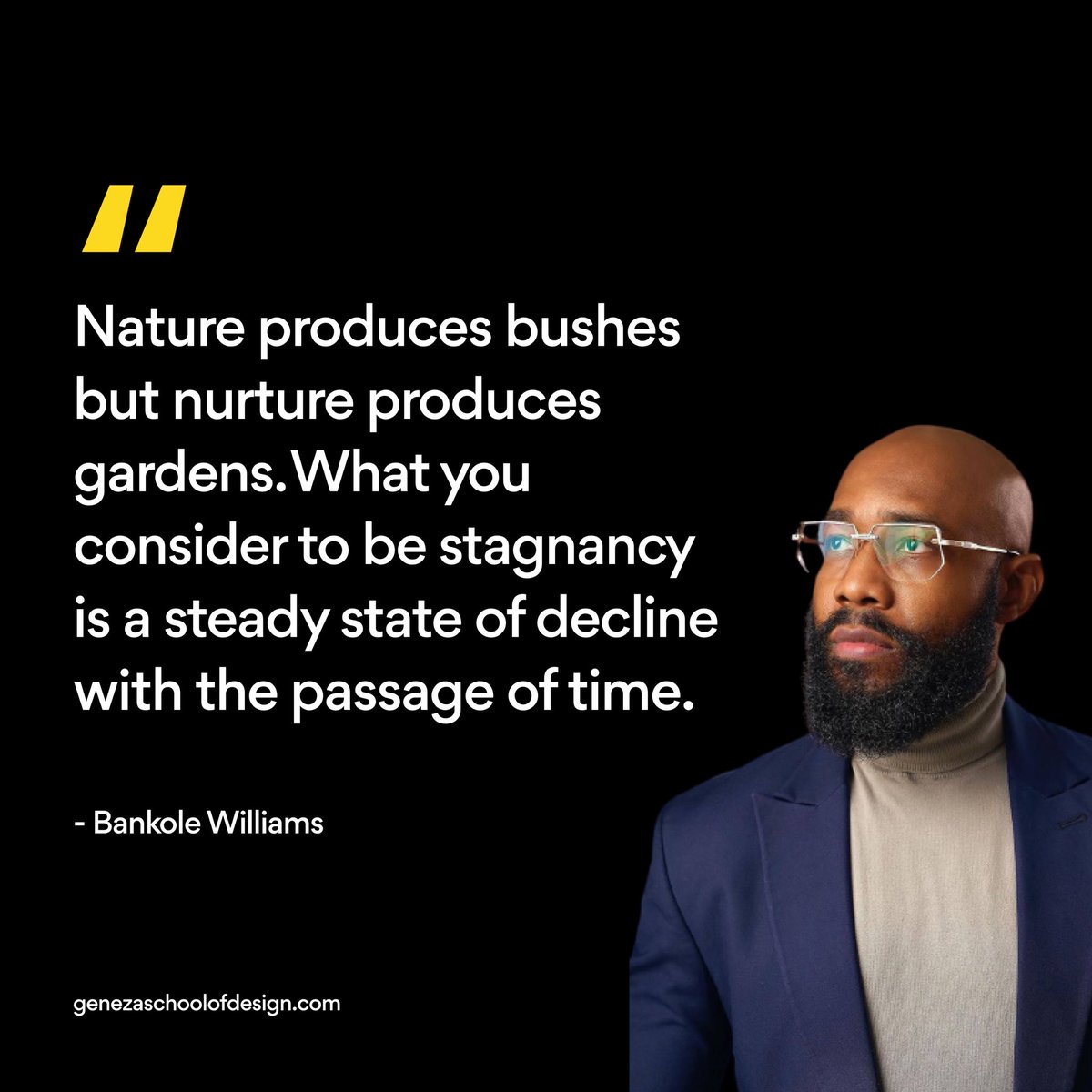 genezaschool's tweet image. One of the key words here is “Nuture” 

Thank you @iambankole🤗

Have a beautiful week ahead!

----------------

#designspiration #typedesign #marketingagency #graphic
