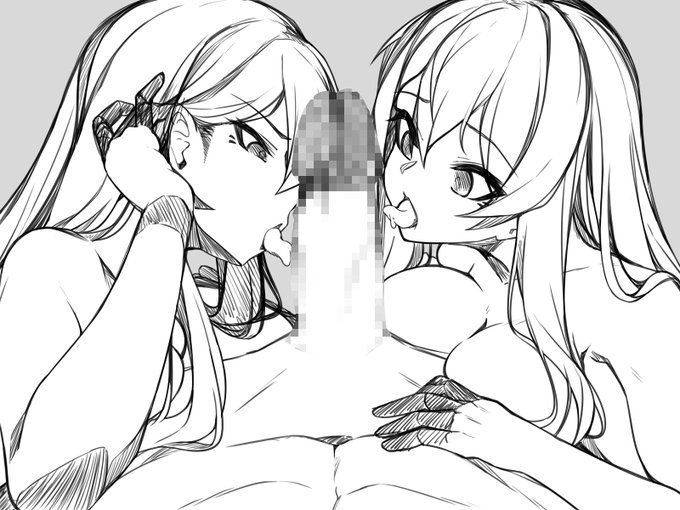 今日は少し早いけど作業お終い!
魔女兵器のラファエル・レンの朝フェラ描いた 