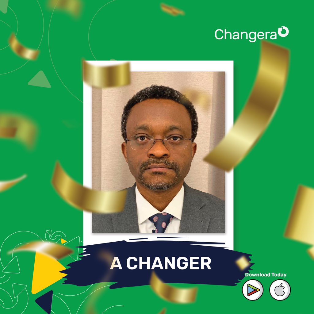 ChangeraApp's tweet photo. As Changers, we recognize other Changers that make the world a better place. We begin this week appreciating Dr. Tayo Ojo for saving many lives all these years. Thank you, Doc.
This week, we continue to change the world.
#ChangeraApp #YearOfChange https://t.co/7FiPk9aVPs