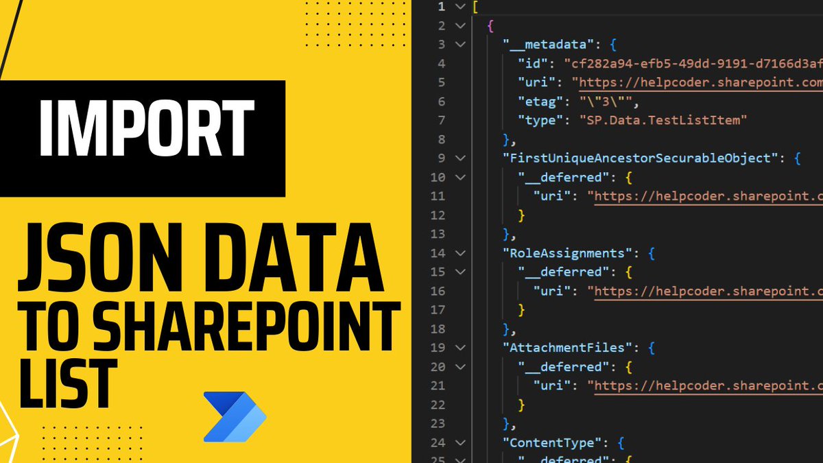 CorporateProgr3's tweet image. youtu.be/d8DtIM0RmAE
#PowerApps #sharepoint #jsondata