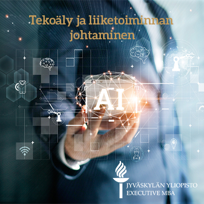 Oletko jo tutustunut kevään #jyuemba uutuusohjelmaan emba.jyu.fi/tekoaly-ja-lii… Ohjelmassa tekoäly on osa digitalisaation laajaa kokonaisuutta, tarkastelussa mm. ChatGPT yhtenä työkaluna #menestyjohtajana #tekoäly #johtaminen