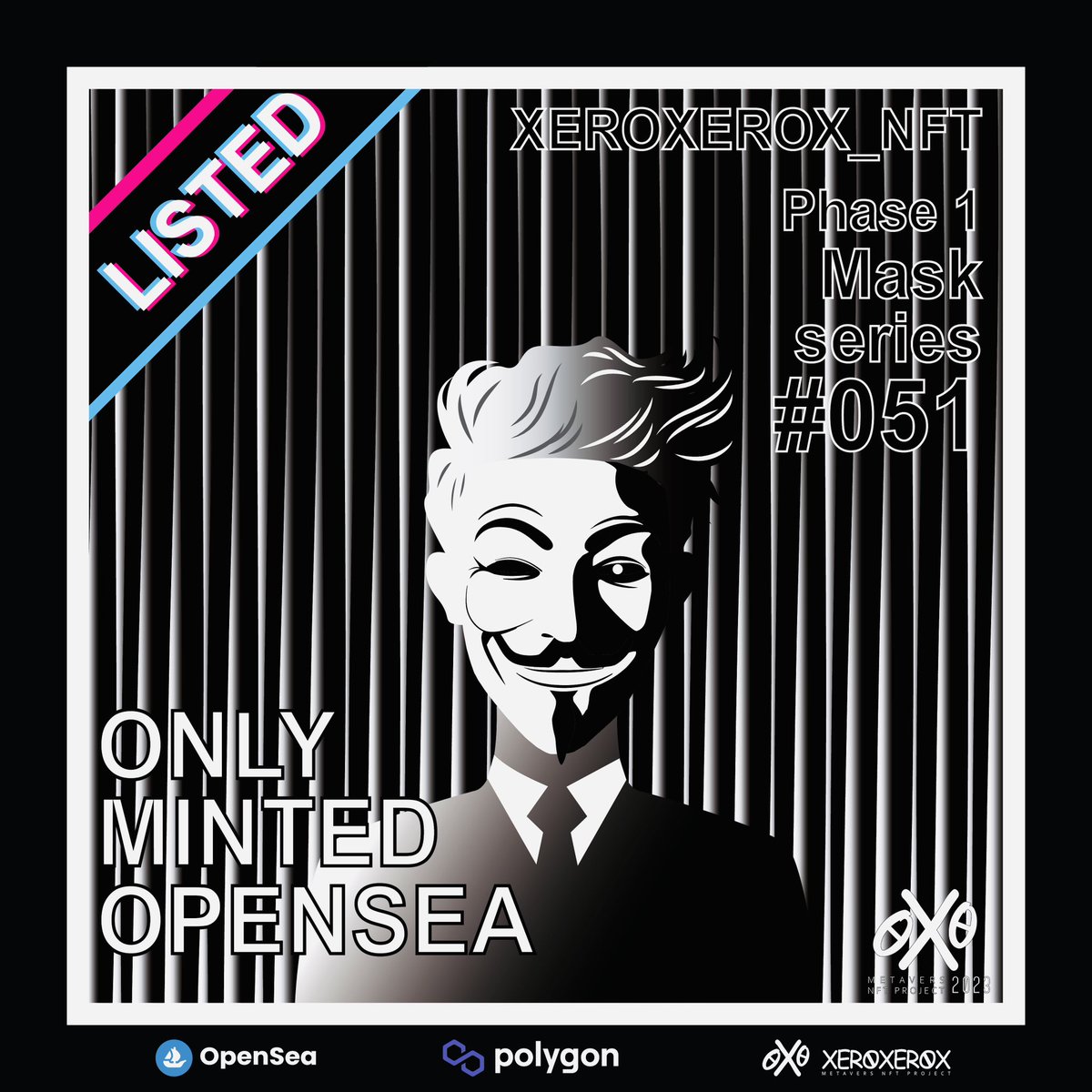 XEROXEROX_NFT's tweet photo. XeroxeroX_NFT Mask series 051
-Guy Fawkes mask
@XeroxeroX_NFT
-
@Opensea
XEROXEROX_NFT
.
.
.
#nft #nftart #nftartist #nftartists #nftproject #metaverse #crypto #cryptoart #cryptoartist #nftstories #masknft #nftcreator #cryptocurrency #character #Guyfawkes #pfp #pfpnft https://t.co/m1CKJuKbFr