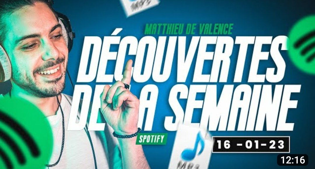 Matthdeval's tweet image. Bonne semaine à tous ! 

youtu.be/21r0O1eh44U