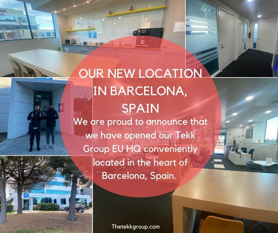 thetekkgroup's tweet image. We are pleased to announce that we have a NEW Tekk Group #European HQ based in #Barcelona, Spain! 
We are excited to now have equipment on the ground without the need for carnets or the risk of customs delays. 
Get in touch with our team for a quote!
#eventprofs #NewOffice #Spain
