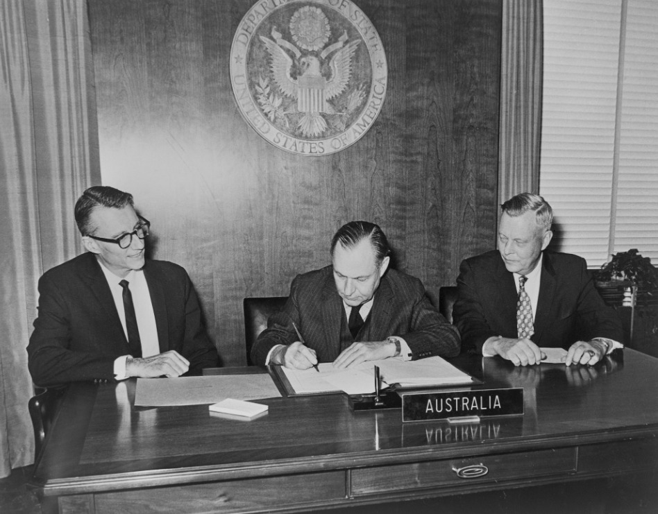 AusEmbIre's tweet image. Today marks 50 years since Australia ratified the Treaty on the Non-Proliferation of Nuclear Weapons (NPT).
The NPT has been critical to preventing the spread of nuclear weapons and has been fundamental to global security over the past five decades.