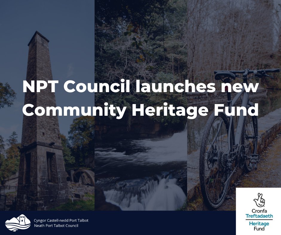 Neath Port Talbot Council’s Community Heritage Fund is now open for applications 📝

Find out more: npt.gov.uk/1410?pr_id=716…

<a href="/HeritageFundCYM/">Cronfa Treftadaeth y Loteri Genedlaethol</a> <a href="/HeritageNPT/">HeritageNPT</a>