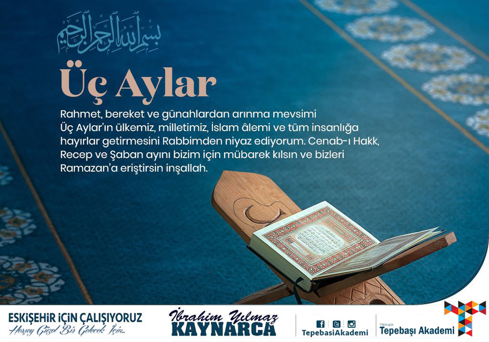 tepebasiakademi's tweet photo. Manevi iklimiyle gönüllerimizi kuşatan, Ramazan-ı Şerif'in müjdecisi Üç Aylar'ın başlangıcı rahmet ve mağrifete ulaşmamıza vesile olsun. 🤲🏻

#ÜçAylar'ımız mübarek olsun. 🌙 https://t.co/VM6hgZK1RG