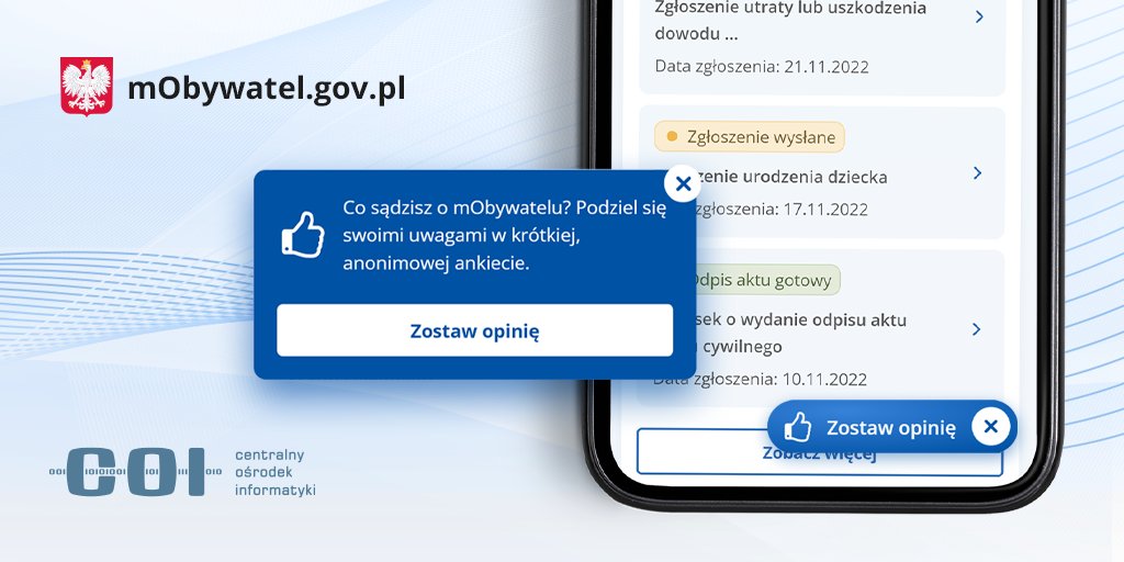 Zobacz, jak zmieniamy #mObywatel, aby był coraz lepszy. Zobacz projekt najnowszej wersji serwisu ⏩⏩ gov.pl/web/cyfryzacja…