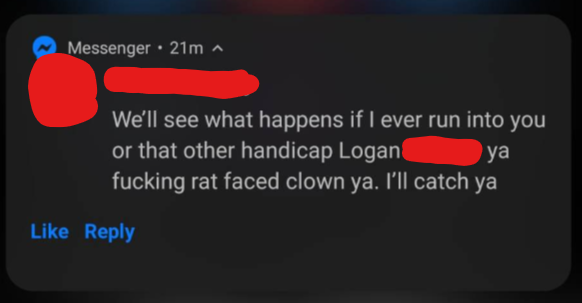 interesting message to receive of a Monday morning
