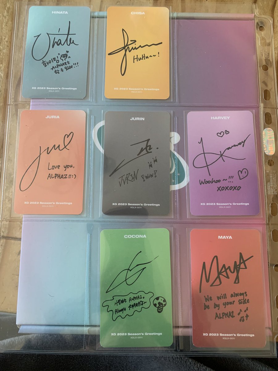 XG__FR's tweet photo. THREAD - SPOIL SEASONS GREETING XG ! 
Les photocards sont magnifiques 🤩 

#XG #XGalX #ShootingStar #XG2023 https://t.co/jGfTYnnxl4