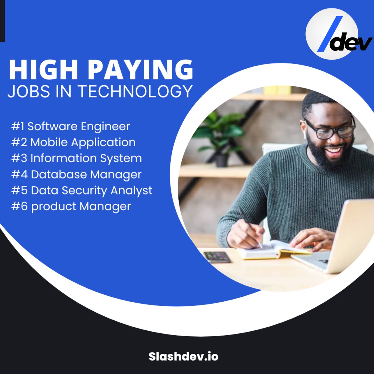 slashdev_io's tweet photo. Top Best Paying Jobs in Technology in 2023 🚀

#remotework #technology #slashdev #highpayingjobs #freelancing #homepage #instagood #instadaily #informative https://t.co/ZpqtdvUFi7